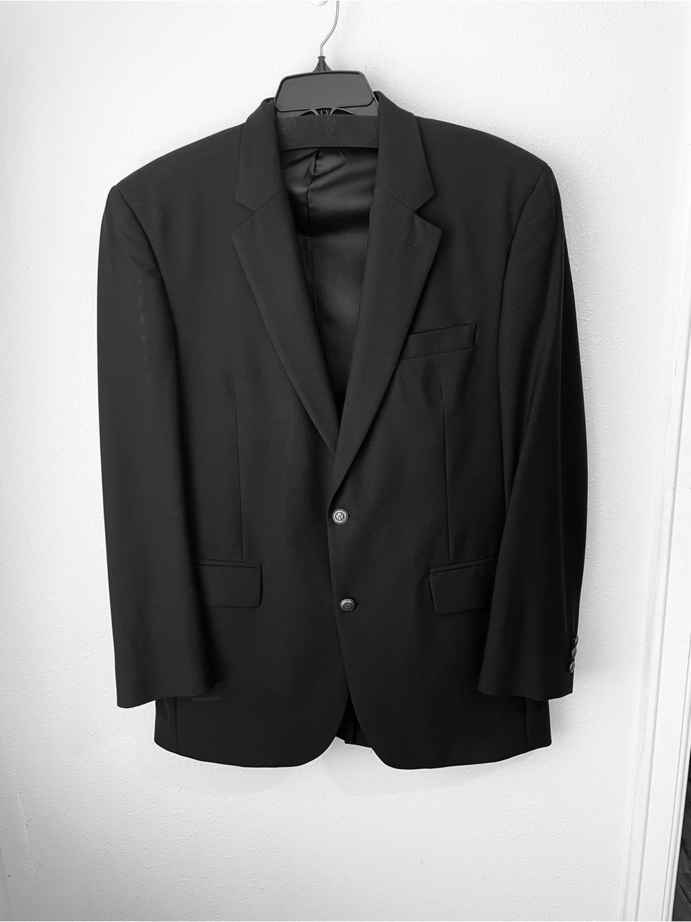 Jos. A. Bank Men's Black Two-Button Blazer/Jacket Size 40R
